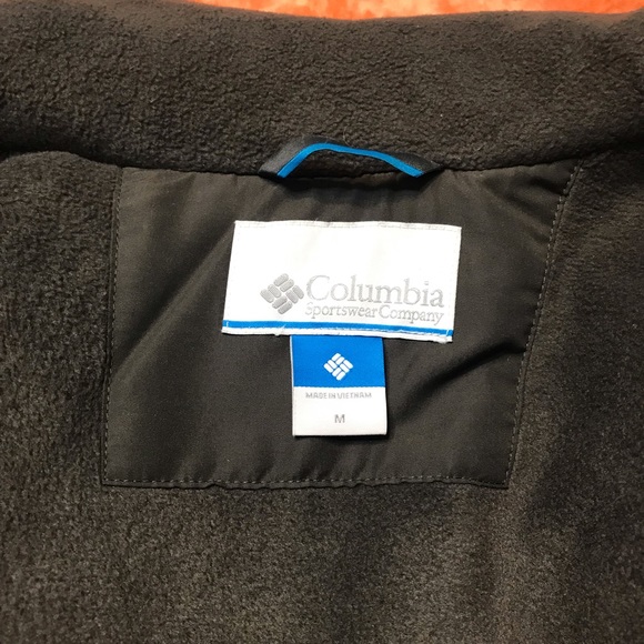 Columbia ⚜️ Grey Fleece Lined Zip Jacket - Picture 11 of 15